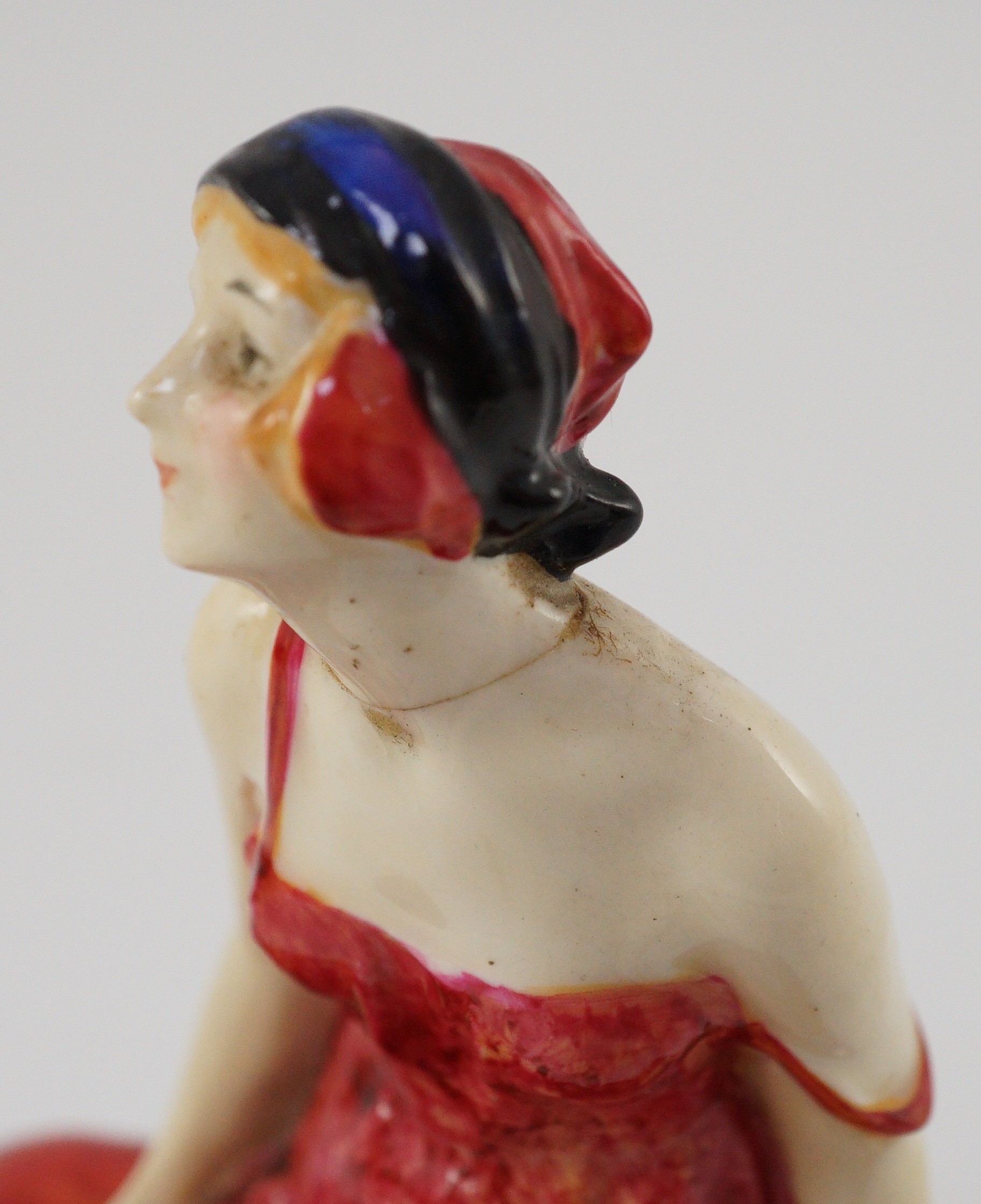 A rare Royal Doulton figure, 'Negligee' HN1272, 12cm high, head broken and restuck